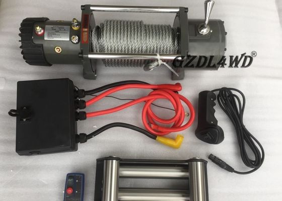 ATV를 위한 도로 자전거 핸들 소형 윈치 전기 자동 12v 24v 8000lbs 떨어져